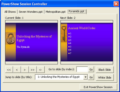 PowerShow Session Controller